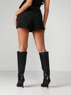 Suede Tailored Short