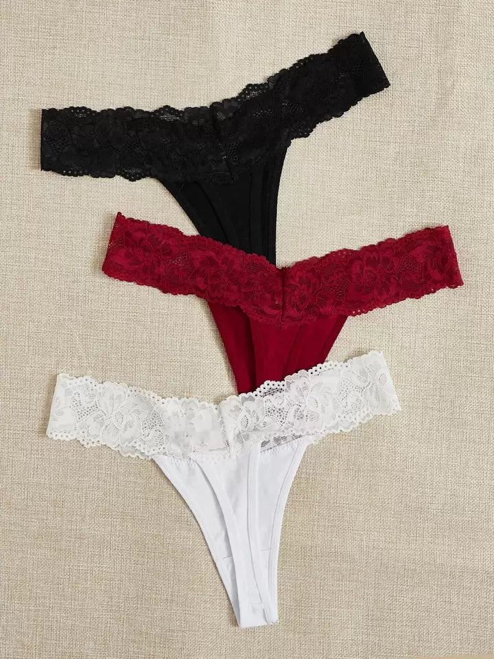 Lace Panties (3pcs)