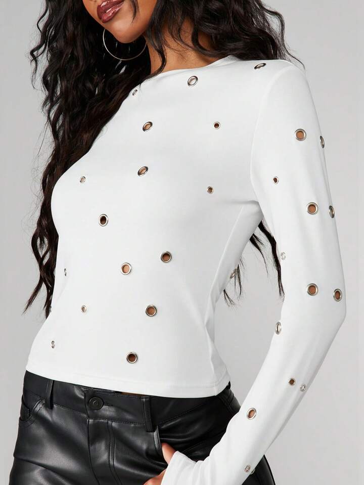 Long Sleeve Fitted Top