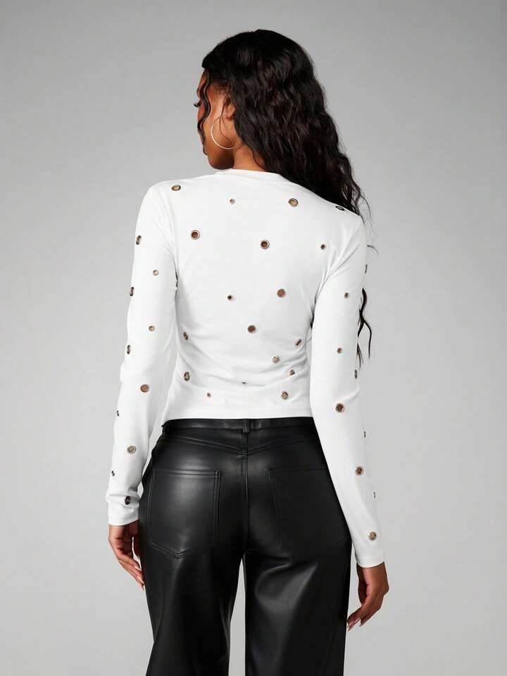 Long Sleeve Fitted Top