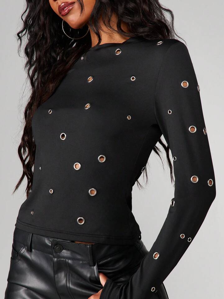 Long Sleeve Fitted Top