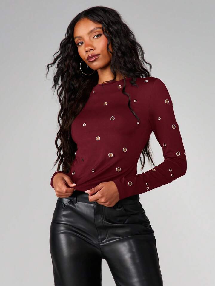 Long Sleeve Fitted Top