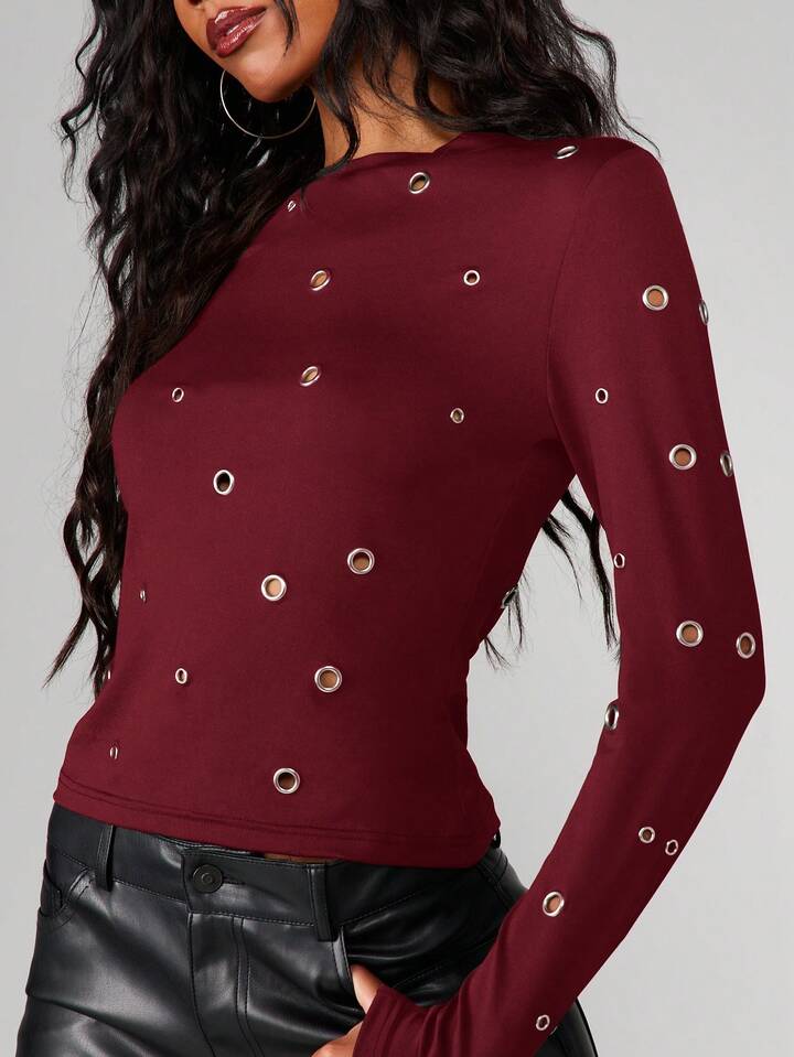 Long Sleeve Fitted Top