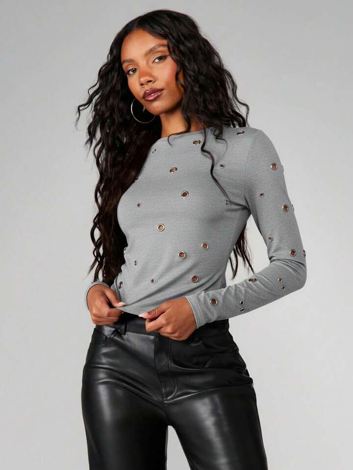 Long Sleeve Fitted Top