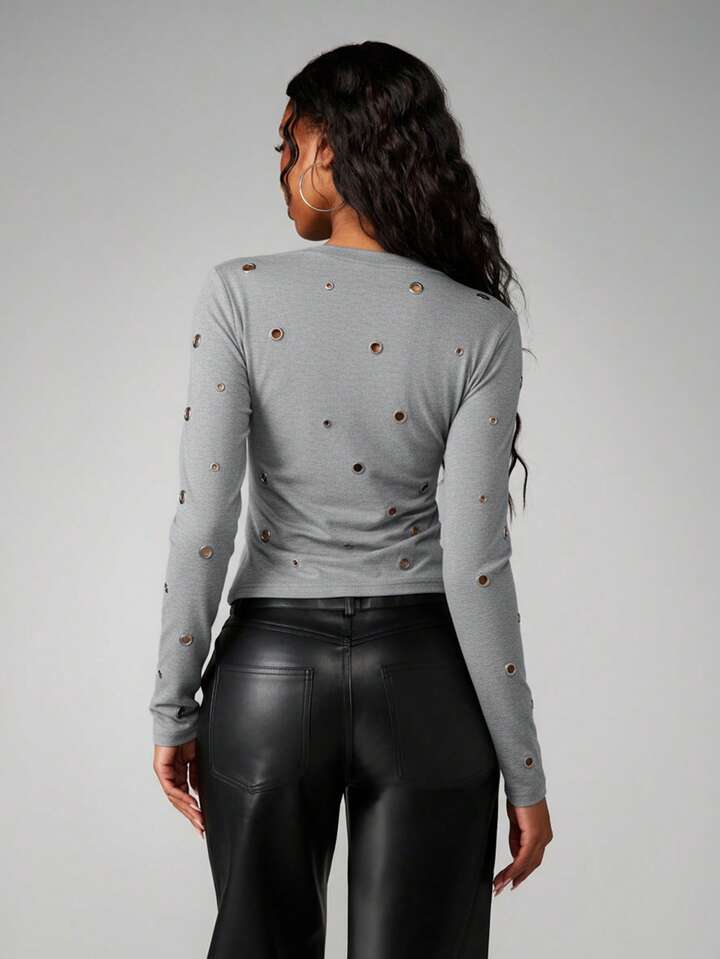 Long Sleeve Fitted Top