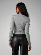 Long Sleeve Fitted Top