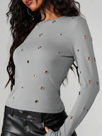 Long Sleeve Fitted Top