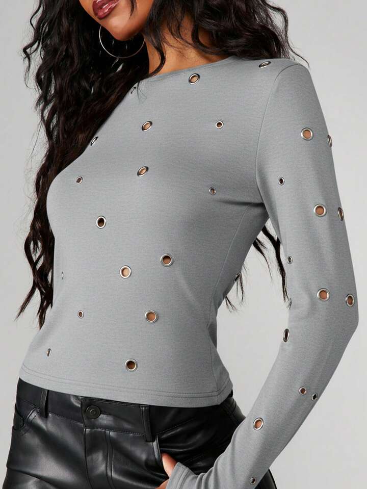 Long Sleeve Fitted Top