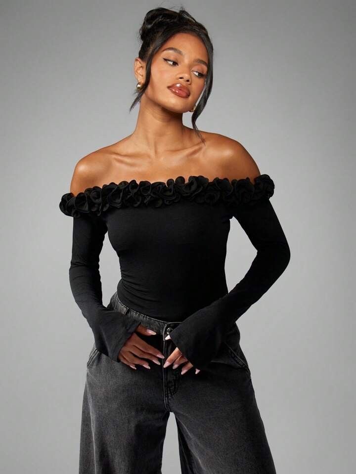 Off Shoulder Bodysuit