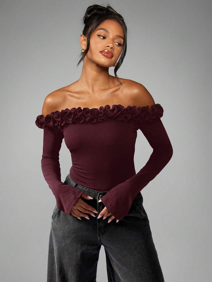 Off Shoulder Bodysuit