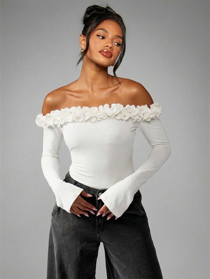 Off Shoulder Bodysuit