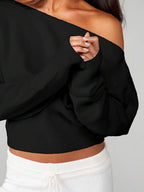Off Shoulder Sweater