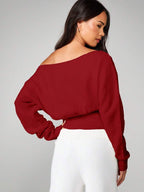 Off Shoulder Sweater
