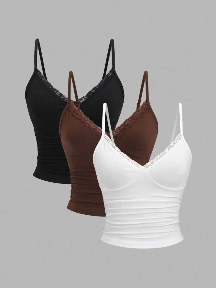 Lace Camisole (3pcs)