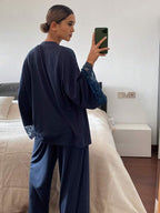 3 pcs lace pajama set