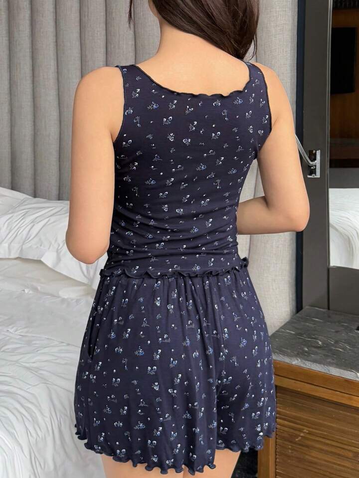 Floral Pajama Set