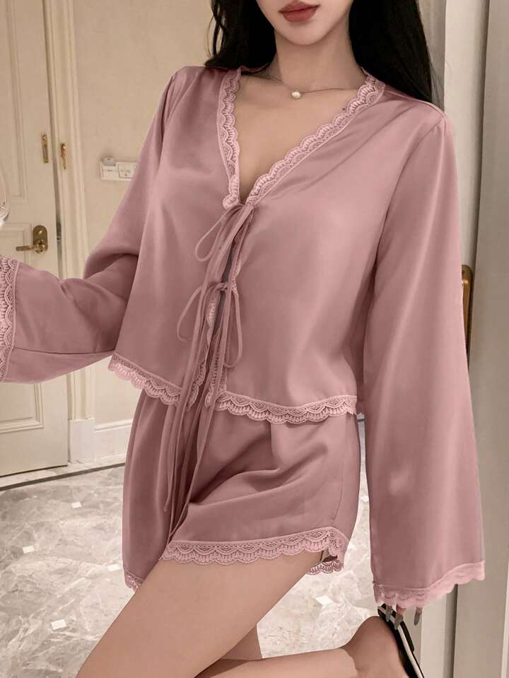 Satin Pajama Set