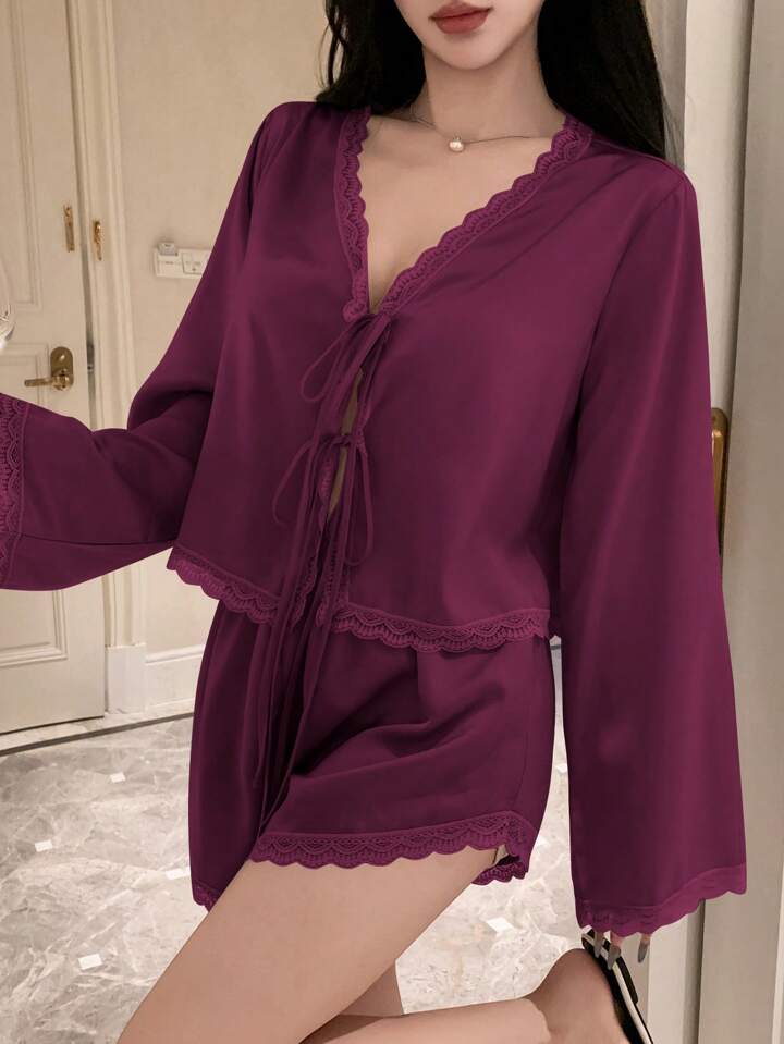Satin Pajama Set