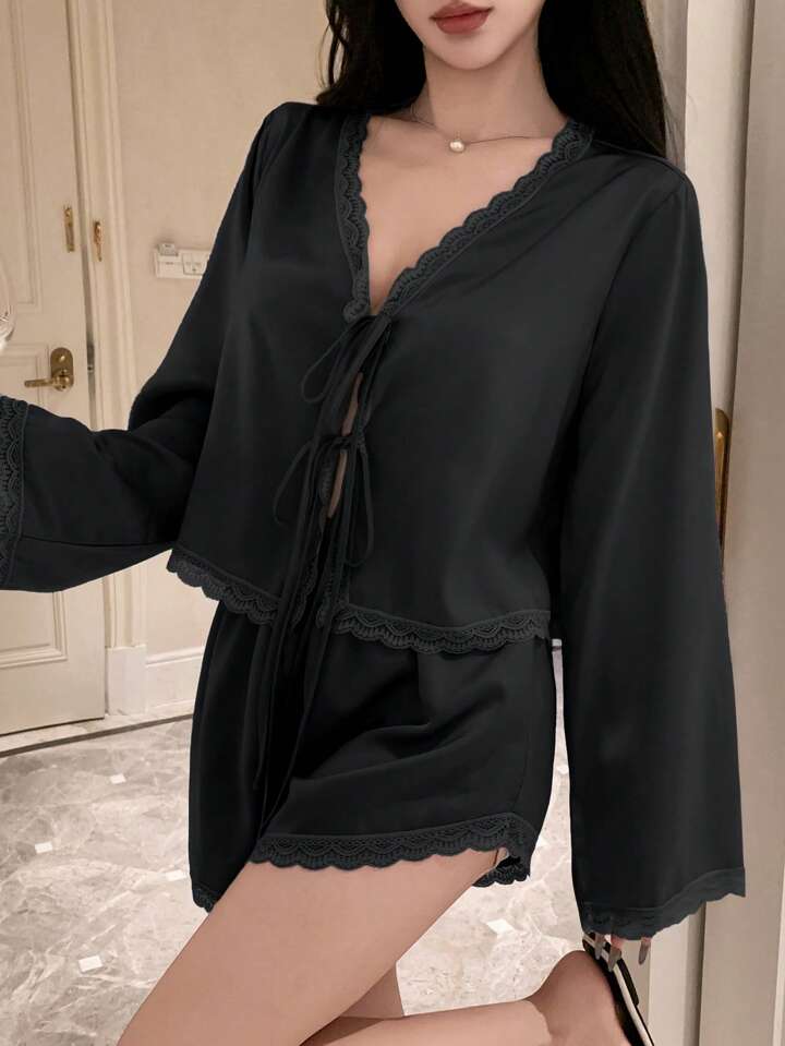 Satin Pajama Set