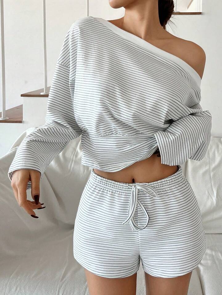 Striped Pajama Set