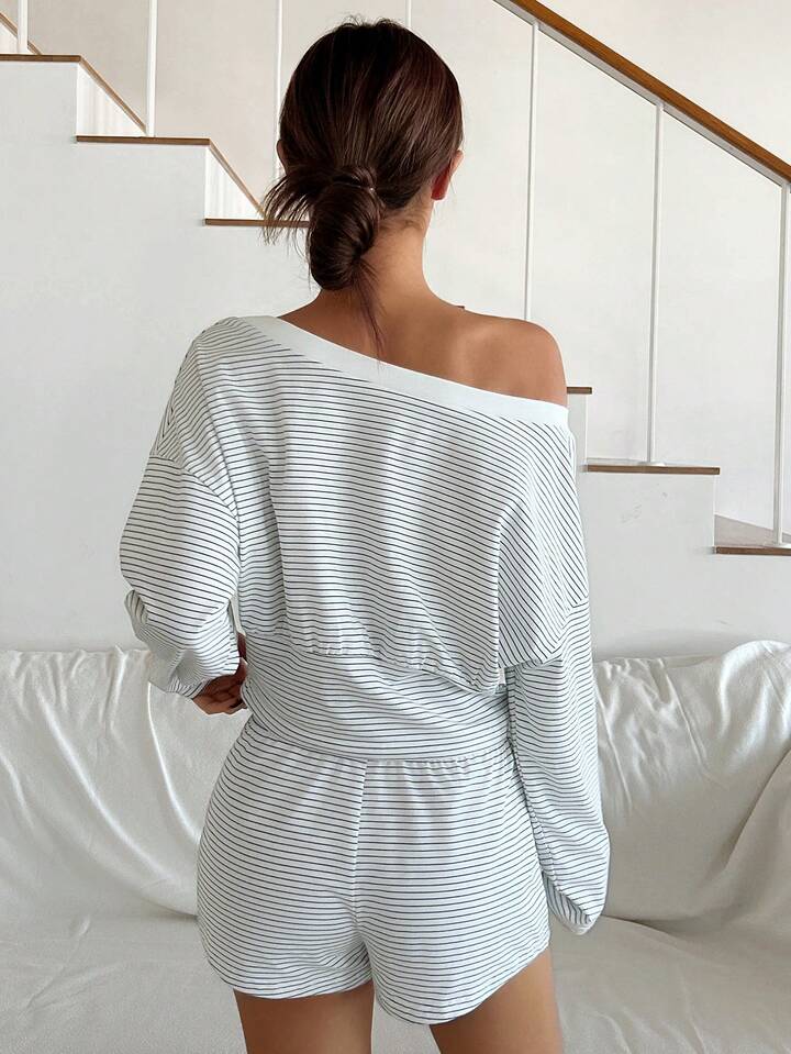 Striped Pajama Set