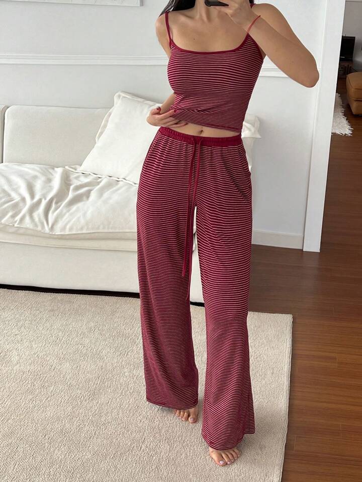 Striped Pajama Set