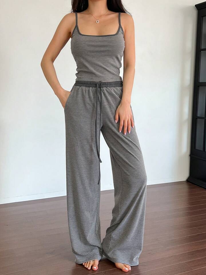 Striped Pajama Set