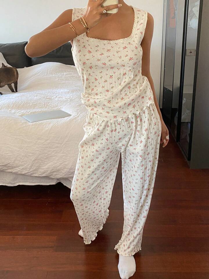 Floral Pajama Set