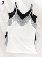 3 pcs Lace Camisole