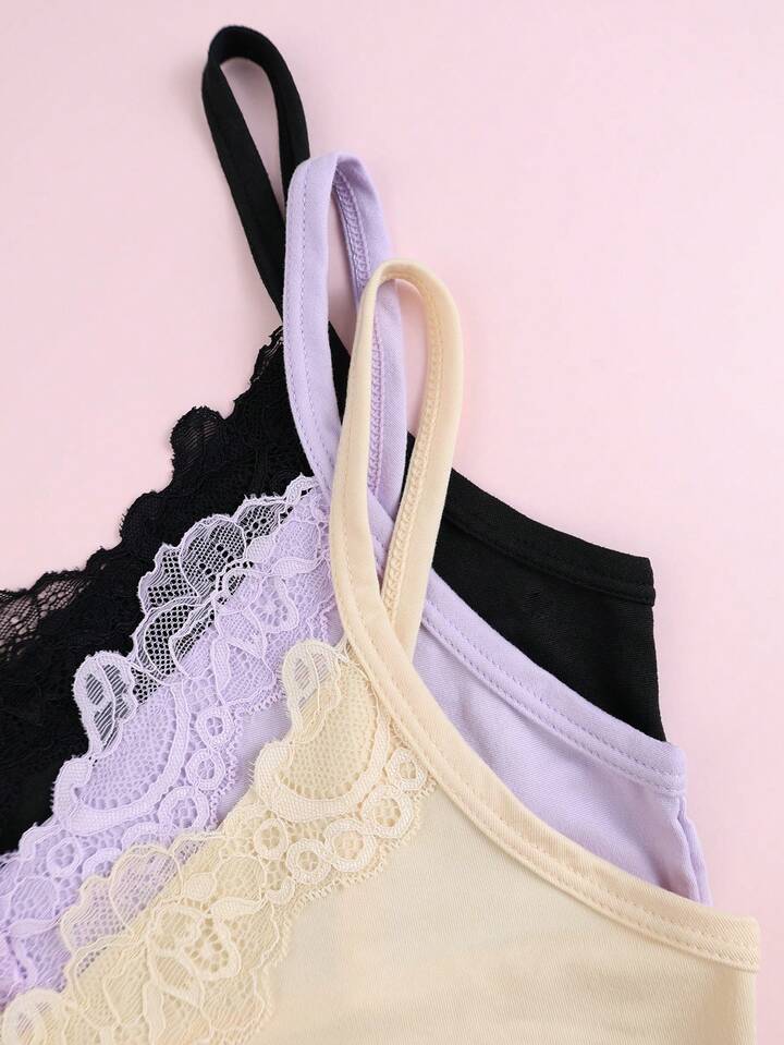 3 pcs Lace Camisole