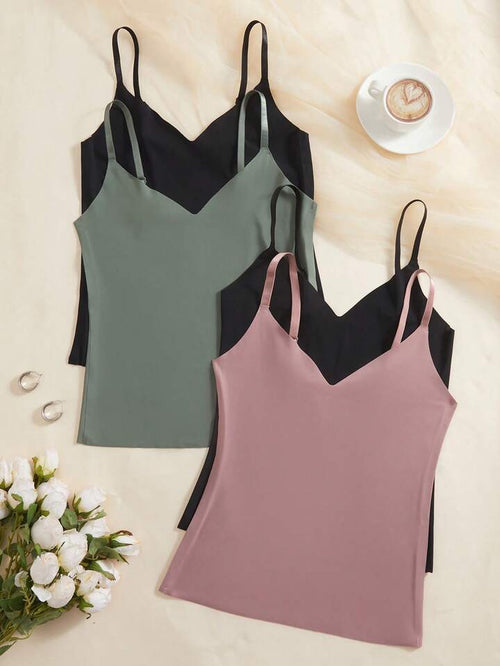 4 Pcs Silk Camisole