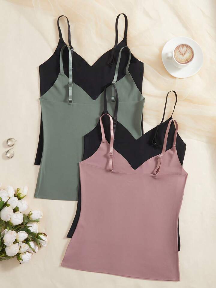 4 Pcs Silk Camisole