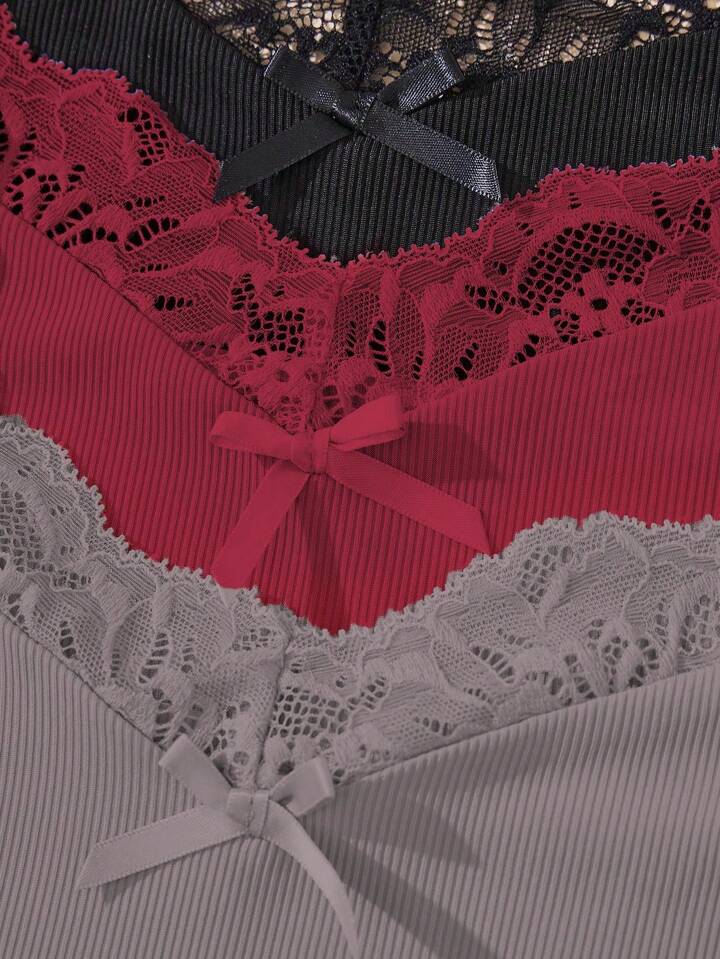 3 pcs Lace Camisole