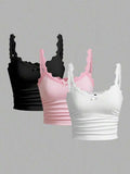 3 pcs Lace Camisole