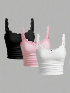 3 pcs Lace Camisole