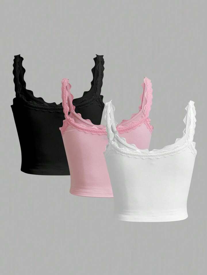 3 pcs Lace Camisole