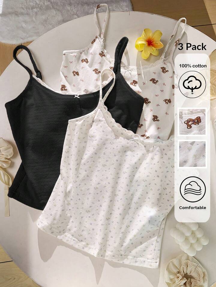 3pcs Camisole