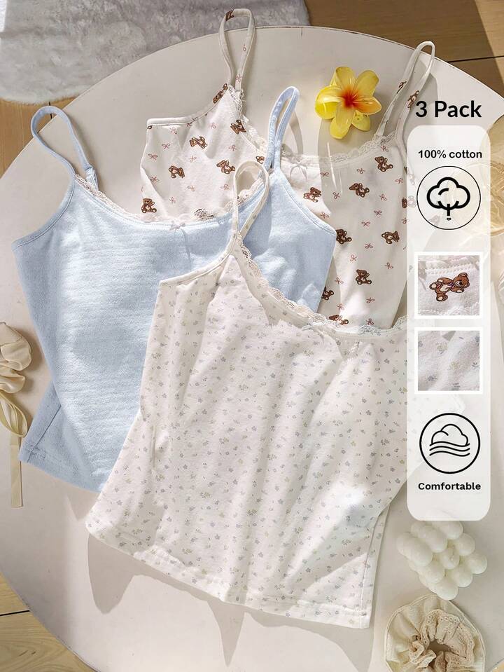 3pcs Camisole