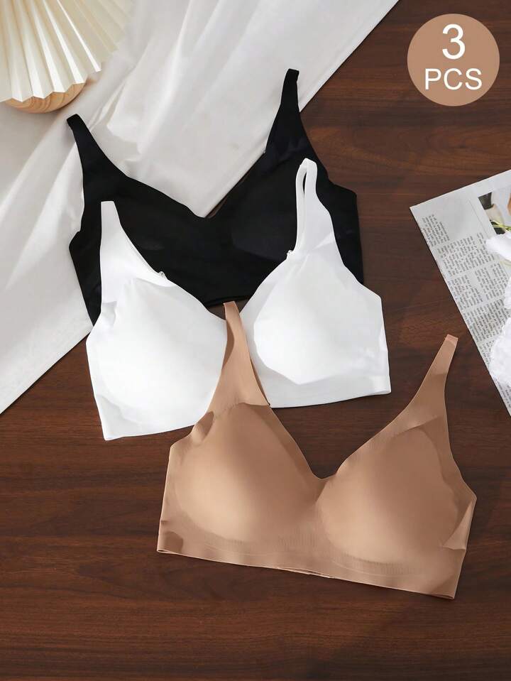 3 Pcs Wireless Bras