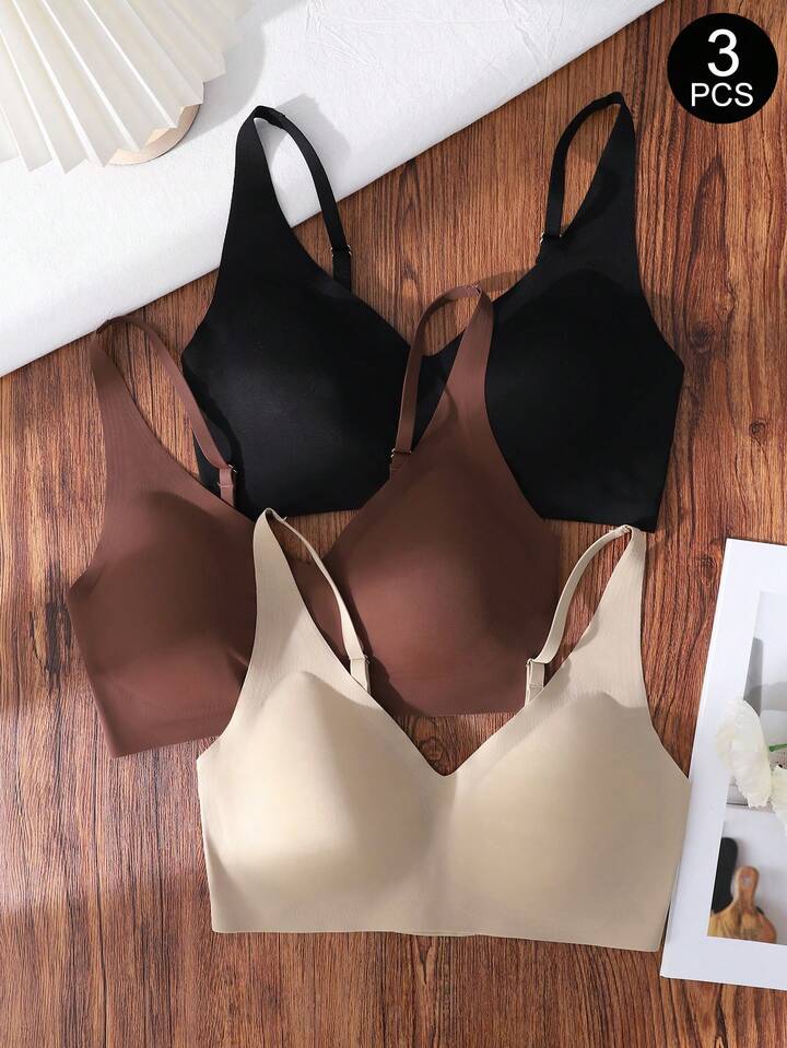 3 Pcs Wireless Bras