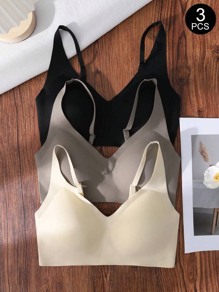 3 Pcs Wireless Bras