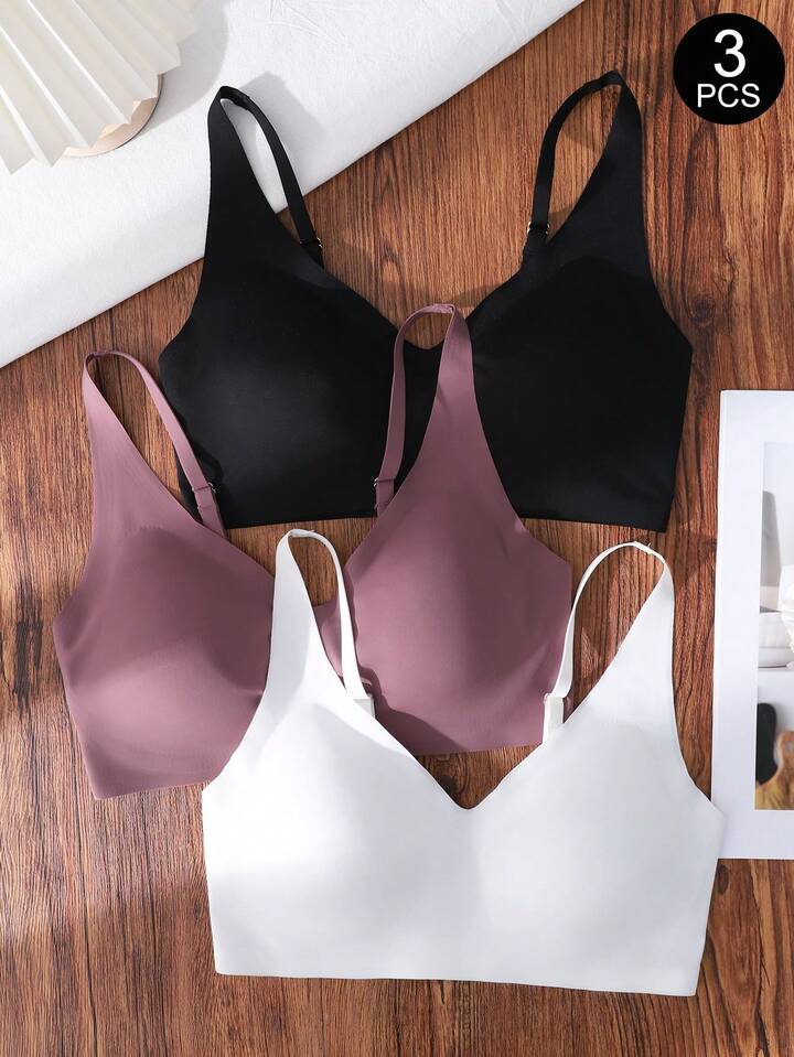 3 Pcs Wireless Bras