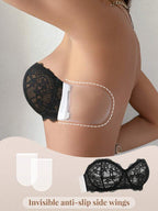 Halter Neck, Silicone Wings, Strapless Bra