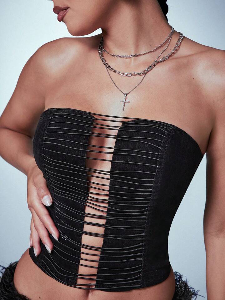 Strapless Corset Top