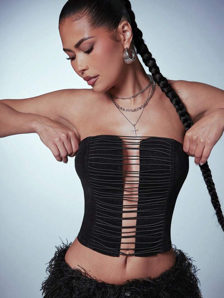Strapless Corset Top