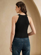 Metal Buckle Top