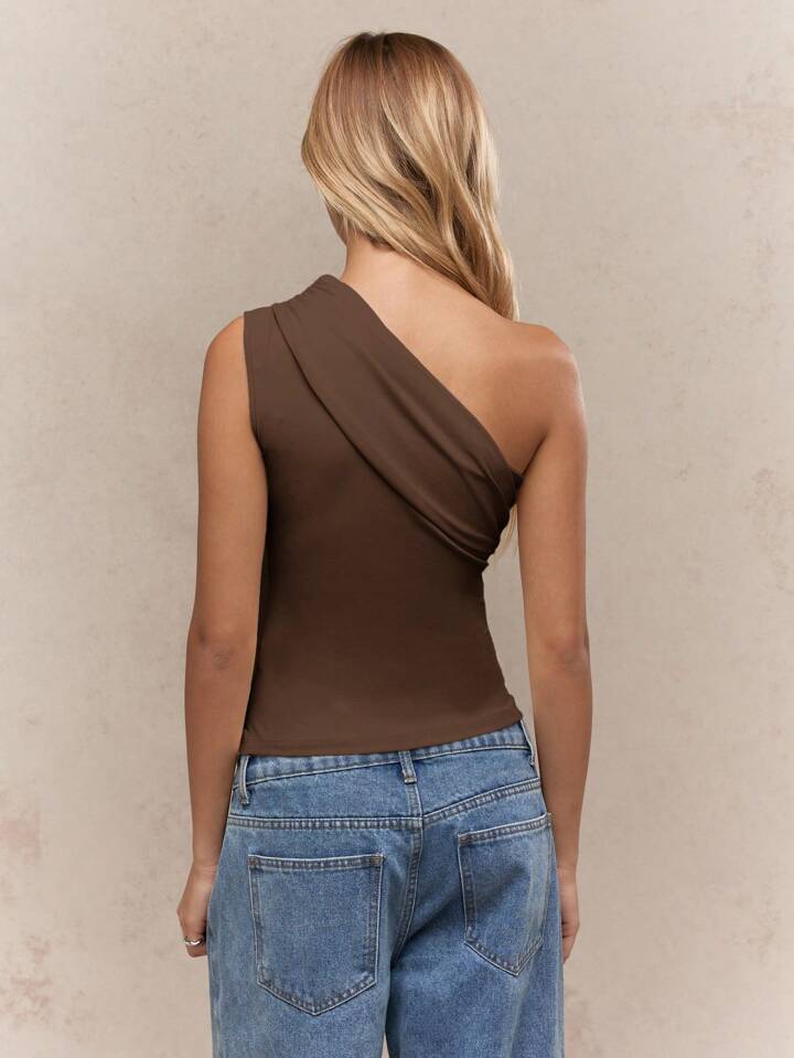 Asymmetric One Shoulder Top