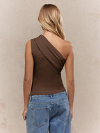 Asymmetric One Shoulder Top