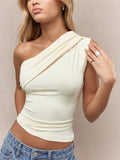 Asymmetric One Shoulder Top