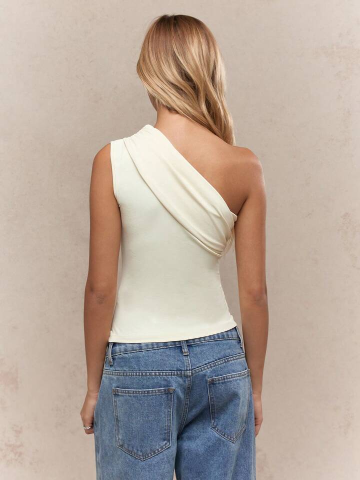 Asymmetric One Shoulder Top